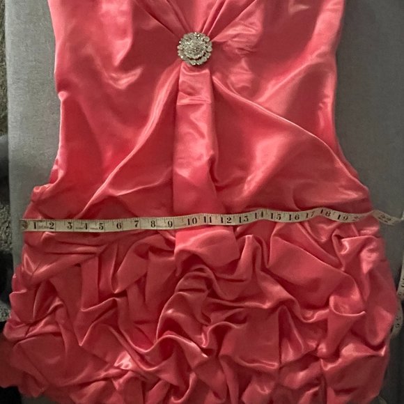 Pink Prom Dress corset tie back - Picture 7 of 9